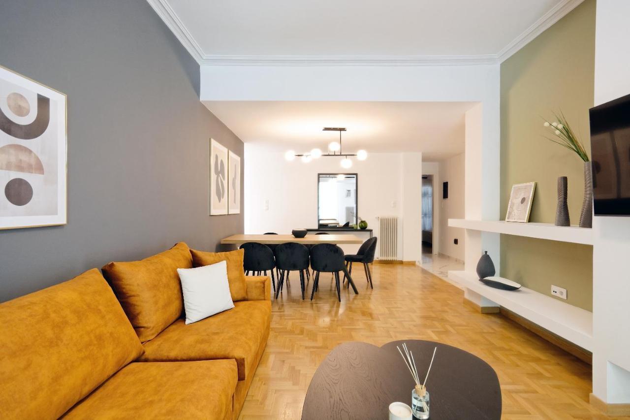 Elegant Big Apartment In Athens Center With Balcony Exterior photo